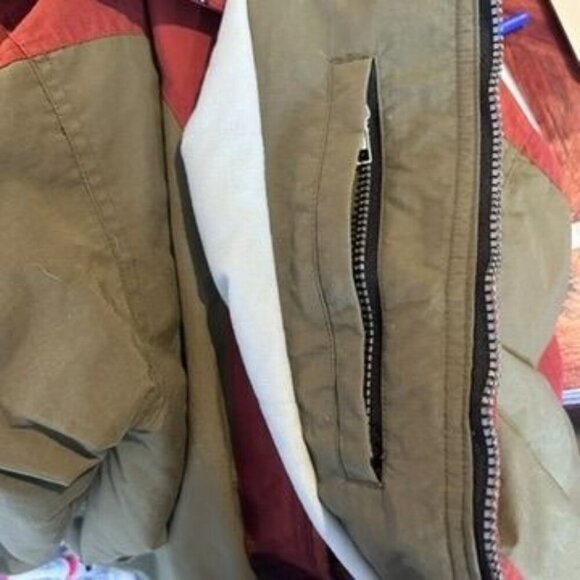 Twist Snowboarding Jacket Mens L Green Red Gorpcore Utility Performance Winter - Picture 9 of 10